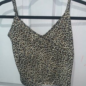 Cheetah Print Tank Top